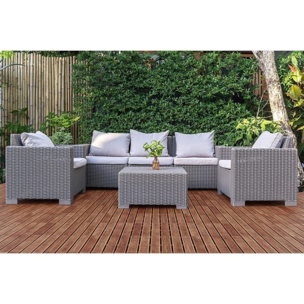 Podea de gradina din lemn, maro, 30x30 cm