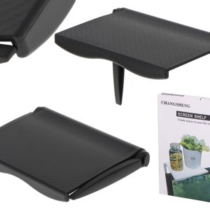 Etajera TV / Monitor din ABS, reglabila, dimensiune 15.5 x 11.5 cm