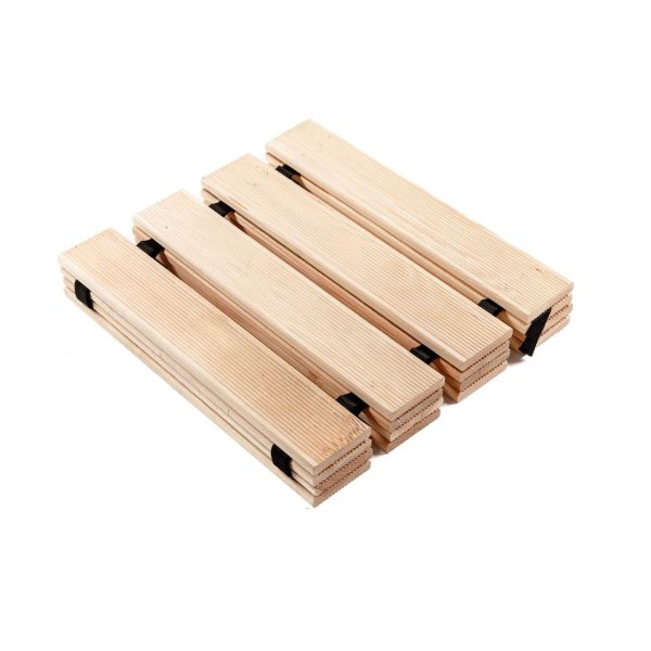 Poteca de gradina din lemn, natur, 30x600 cm