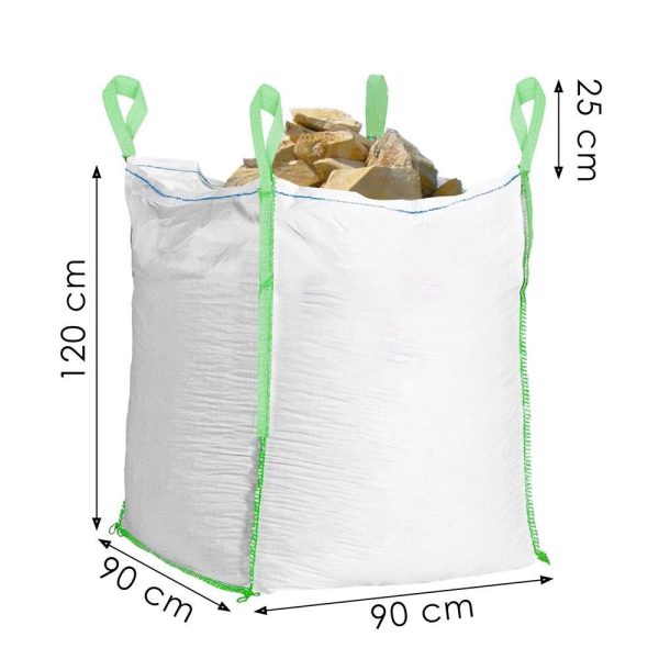 Sac rafie, volum mare, 4 manere, max 1000 kg, 90x90x120 cm, Springos