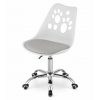 Scaun de birou, Artool, Print, rotativ, PP, alb si gri, 50x57x81.5-93.5 cm