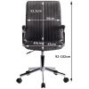 Scaun rotativ, catifea, verde, max 120 kg, 51x61x92/102 cm