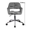 Scaun rotativ, catifea, verde, max 120 kg, 58x60x78/90 cm