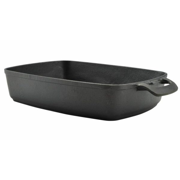 Tava fonta, dreptunghiulara, cu manere, 34.5x25.5x7.5 cm, Perfect Home