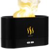 Umidificator cu difuzor de aroma, Ruhhy, 3 in 1, LED cu efect flacara, 6.5 W, 180 ml, 17x9.8x7.2 cm