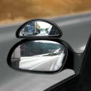 Oglinda suplimentara auto de tip "Unghi Mort", latime 11,5 cm, prindere pe oglinda exterioara