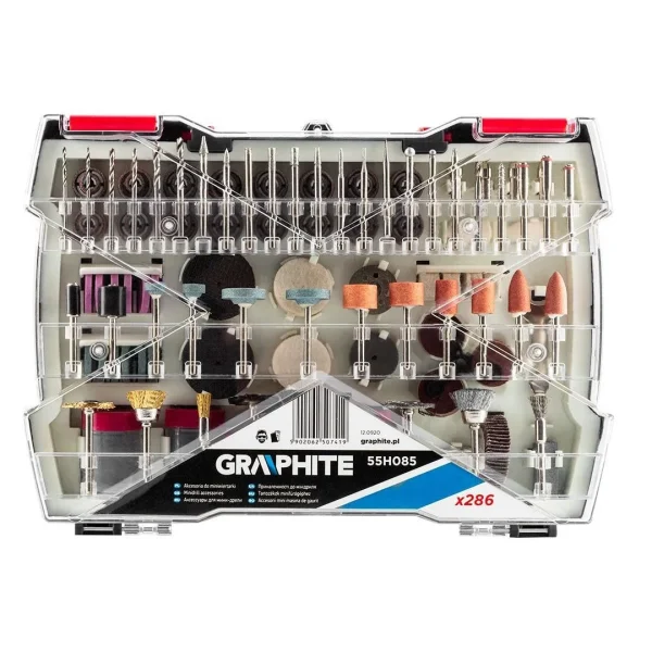 Accesorii minipolizor, trusa 286 piese, Graphite