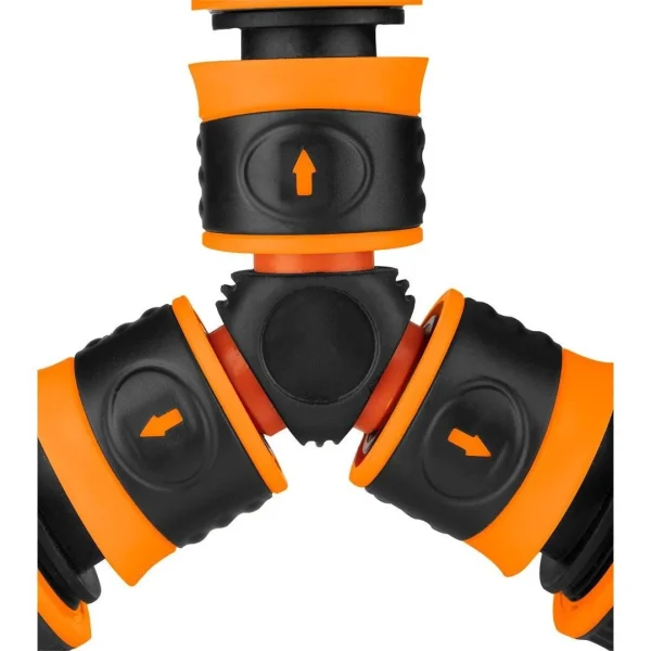 Adaptor cuplaj rapid, 3 directii, bimaterial, NEO