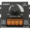 Dimmer LED cu reglaj manual, 12V - 24V, 360W - 720W, 30A