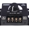 Dimmer LED cu reglaj manual, 12V - 24V, 360W - 720W, 30A