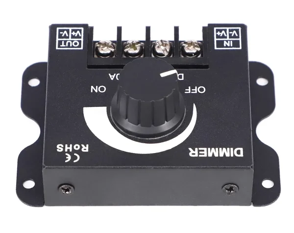 Dimmer LED cu reglaj manual, 12V - 24V, 360W - 720W, 30A
