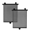 Set 2 buc. jaluzele auto retractabile, latime 40cm, culoare Neagra