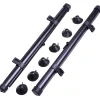 Set 2 buc. jaluzele auto retractabile, latime 40cm, culoare Neagra