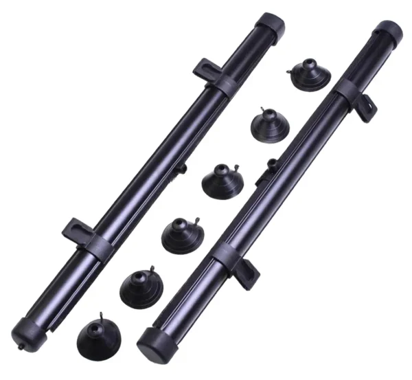 Set 2 buc. jaluzele auto retractabile, latime 40cm, culoare Neagra