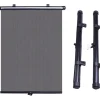 Set 2 buc. jaluzele auto retractabile, latime 40cm, culoare Neagra