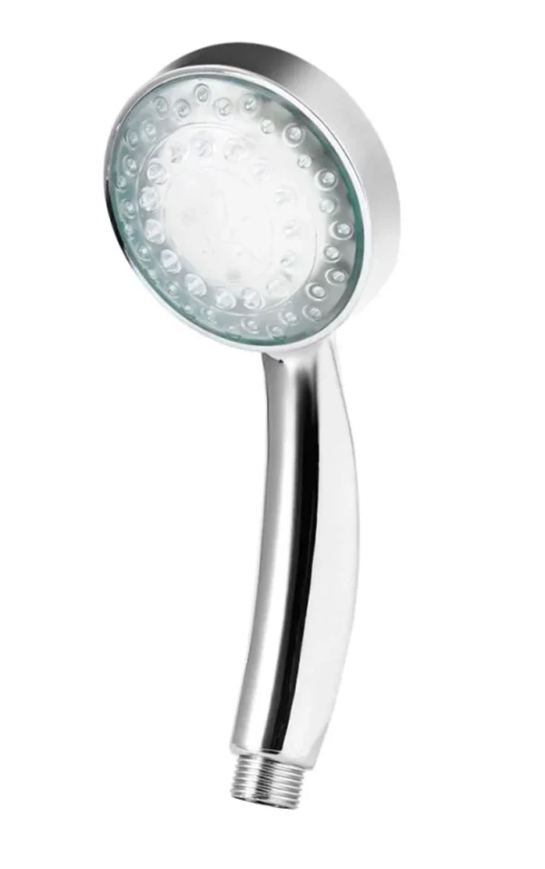 Para de dus cu LED-uri in 3 culori in functie de temperatura apei, AVX-AG176