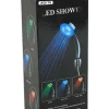 Para de dus cu LED-uri in 3 culori in functie de temperatura apei, AVX-AG176