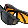 Set 2 perechi ochelari de condus pe timp de zi, noapte sau ceata HD VISION