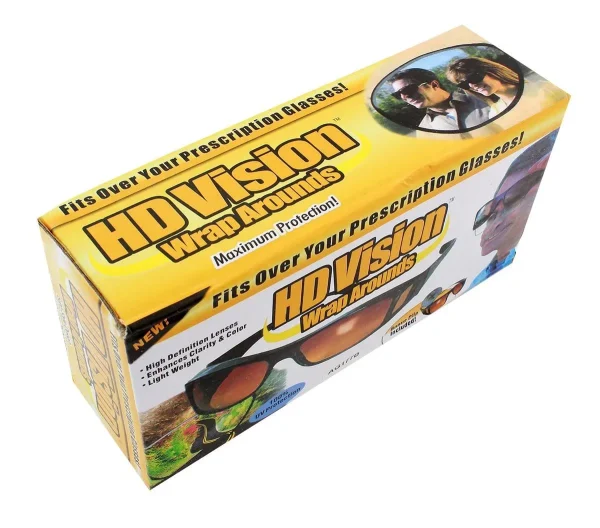 Set 2 perechi ochelari de condus pe timp de zi, noapte sau ceata HD VISION