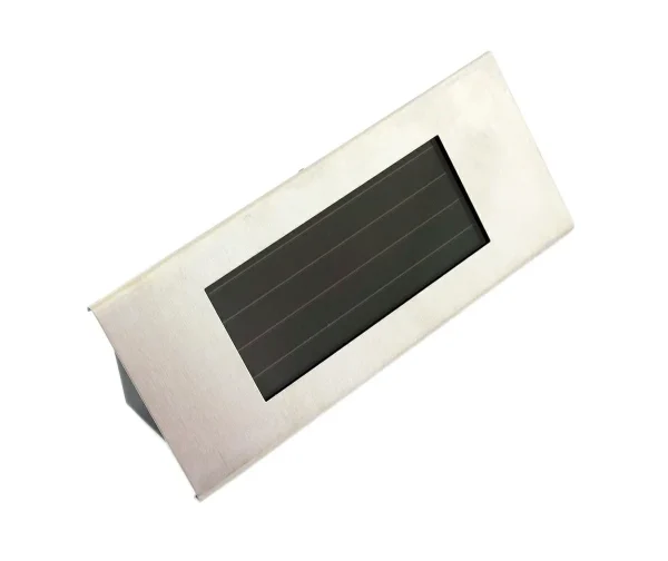 Placa numar casa iluminata LED, incarcare solara, carcasa din INOX