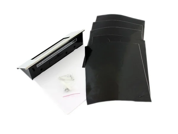 Placa numar casa iluminata LED, incarcare solara, carcasa din INOX