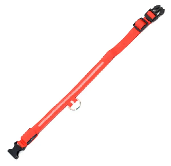 Zgarda iluminata cu LED Rosu, pentru caine sau pisica, AVX-AG232R