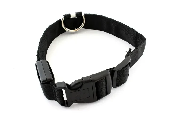 Zgarda iluminata cu LED pentru caine sau pisica, culoare Galben, AVX-AG232B