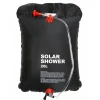 Dus solar suspendat pentru camping sau plaja, capacitate 20l, culoare Neagra