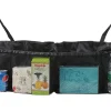 Organizator portbagaj auto cu 6 buzunare, 33 x 104 cm, culoare neagra
