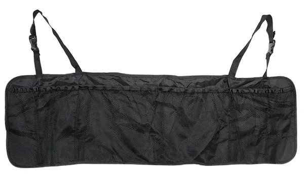 Organizator portbagaj auto cu 6 buzunare, 33 x 104 cm, culoare neagra