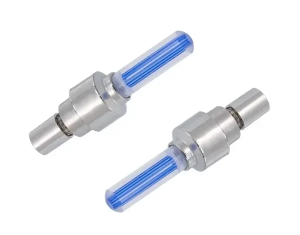 Set 2 Capace Valva cu LED Albastru, cu senzor de lumina si miscare