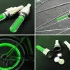 Set 2 Capace Valva cu LED Verde, cu senzor de lumina si miscare