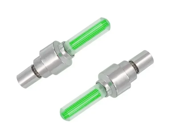 Set 2 Capace Valva cu LED Verde, cu senzor de lumina si miscare