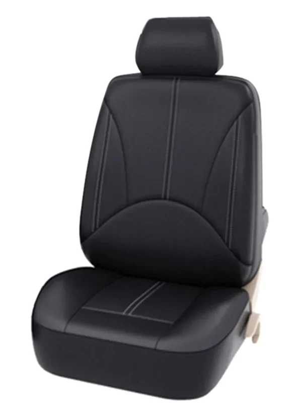 Set 11 huse scaun auto UNIVERSALE din piele ecologica NEGRU AG338E
