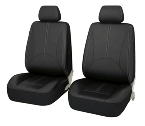 Set 11 huse scaun auto UNIVERSALE din piele ecologica NEGRU AG338E