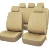 Set 11 huse scaun auto Universale din piele ecologica Bej, AG338F
