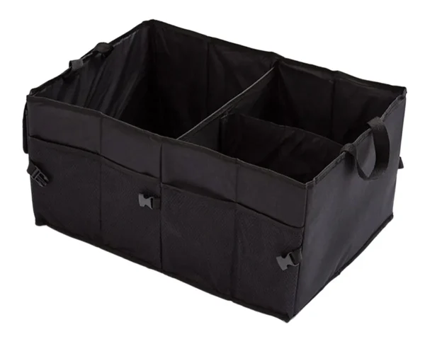 Organizator portbagaj auto cu 9 buzunare, 55 x 38 x 26cm, culoare neagra