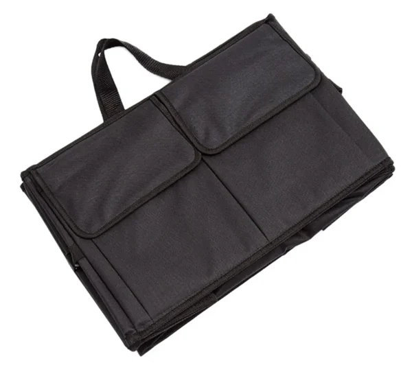 Organizator portbagaj auto cu 9 buzunare, 55 x 38 x 26cm, culoare neagra