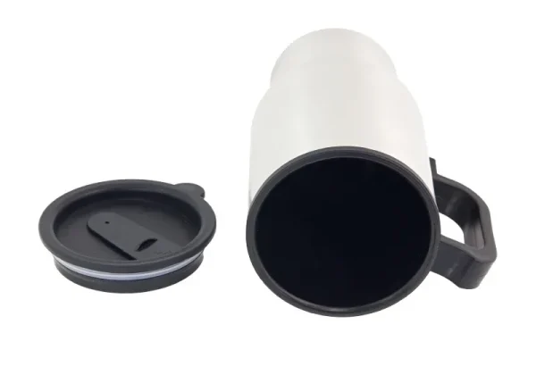 Cana termica din otel cu functie de incalzire, 12V, 400ml