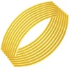 Set 16 ornamente Reflectorizante pentru jante auto, moto, culoare Galben