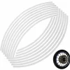 Set 16 ornamente Reflectorizante pentru jante auto, moto, culoare Argintiu