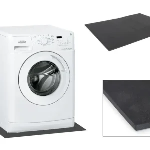 Covor anti-vibratii pentru masina de spalat sau uscator rufe, 6 mm, culoare neagra