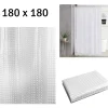 Perdea de dus semitransparenta din PEVA, dimensiune 180 x 180 cm