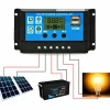 Controler/Regulator de incarcare panou solar, 12 - 24V, 30A, mini dual USB