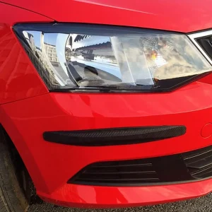 Set 2 bandouri de protectie bara, culoare Negru, finisaj Carbon