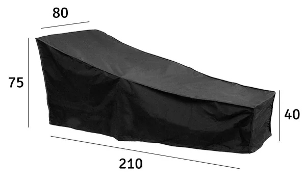 Husa impermeabila pentru sezlong gradina, 210 x 80 cm