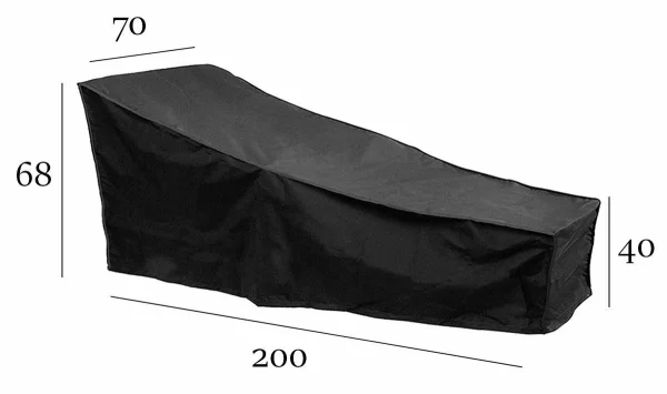 Husa impermeabila pentru sezlong gradina, 200 x 70 cm