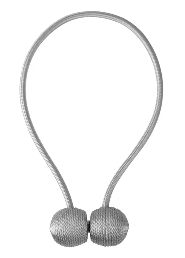 Bratara magnetica de prindere perdele/draperii, model SILVER BALLS