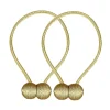 Bratara magnetica de prindere perdele/draperii, model GOLDEN BALLS