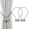 Bratara magnetica de prindere perdele/draperii, model BEIGE BALLS
